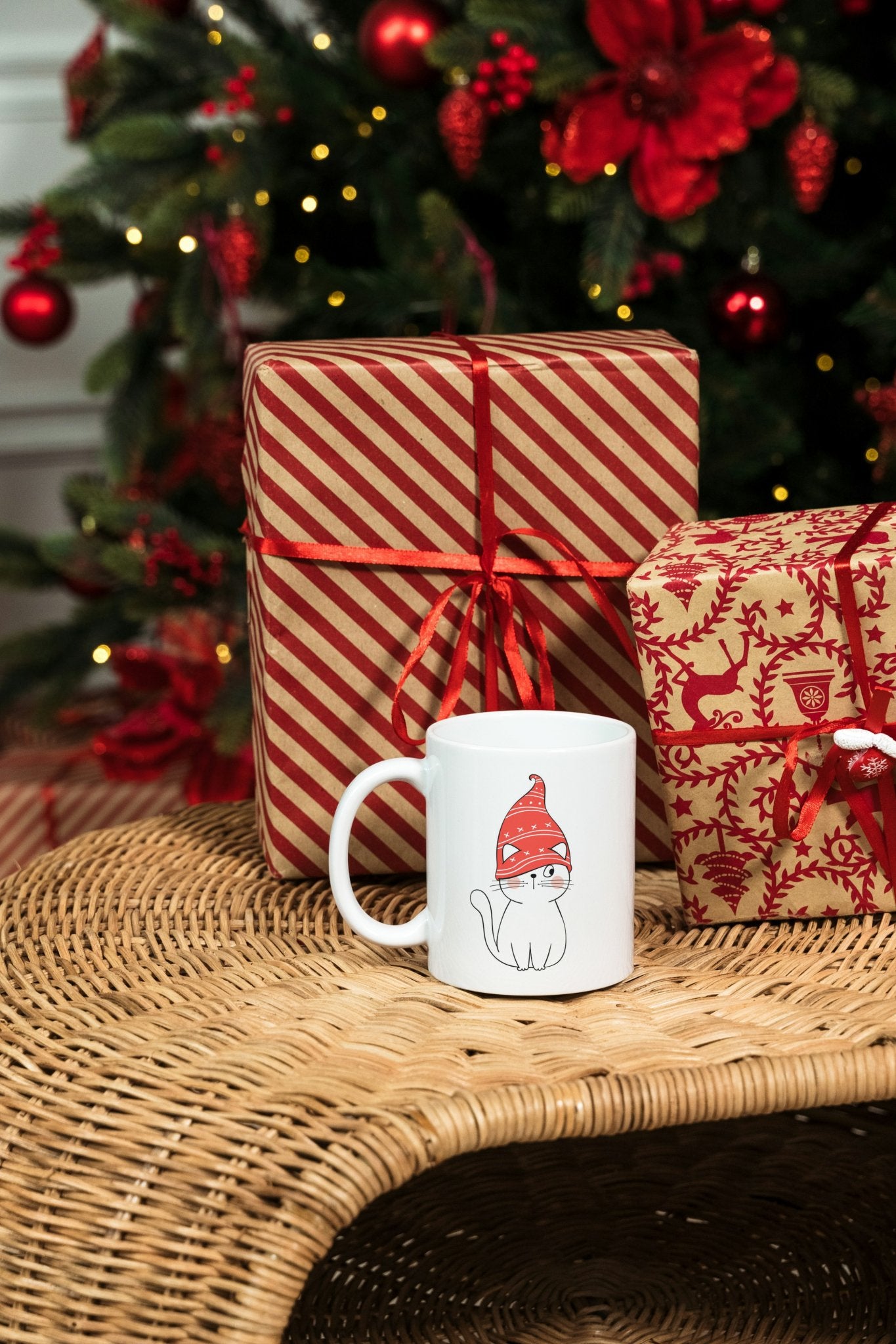 Christmas Cat Mug - wemugz