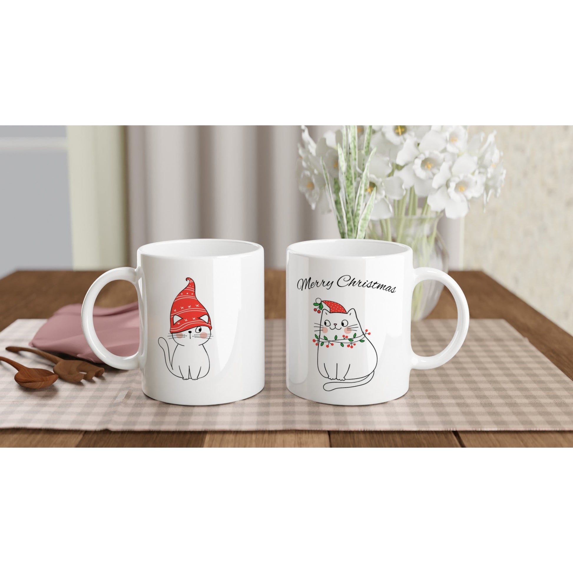 Christmas Cat Mug - wemugz