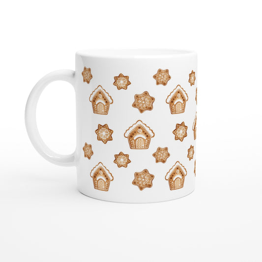 Christmas Ginger Patern Mug - wemugz