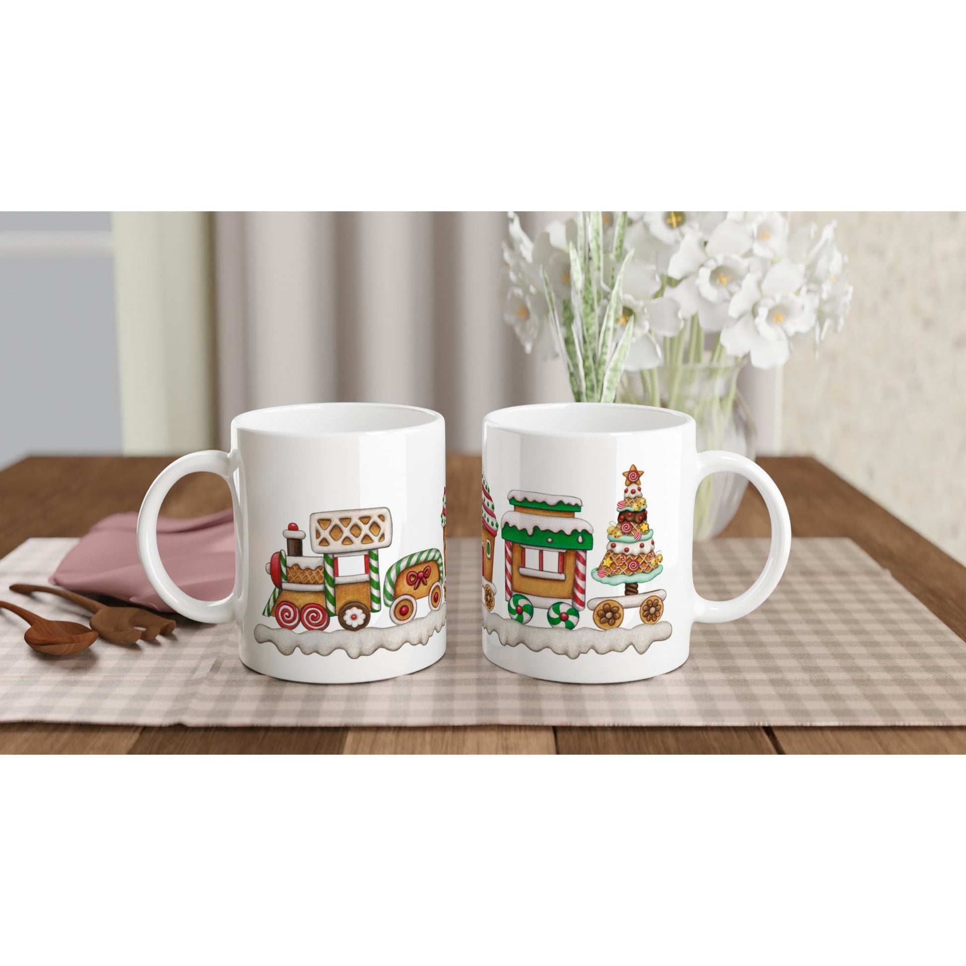 Christmas Ginger Train Mug - wemugz